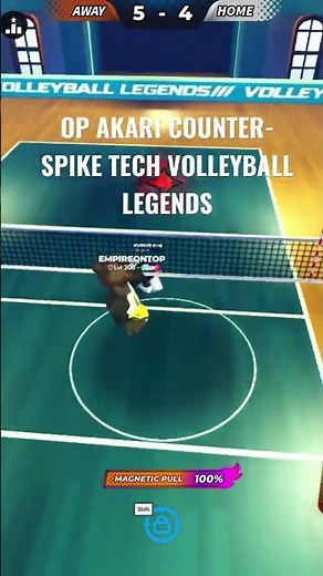 OP COUNTER SPIKE AKARI #roblox #volleyball #volleyballlegends