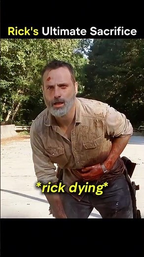 Rick Grimes Final Moments in TWD 💔 | The Walking Dead #shorts #twd
