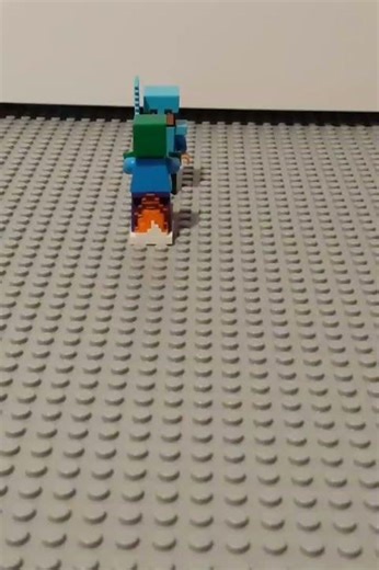 Crazy instruction for build Lego diamond men steve#lego#minecraft#legominecraft#stopmotion