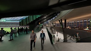77K views · 1.1K reactions | How cool is this!? The Macquarie Point Development Corporation has unveiled a computer-generated video walkthrough of the proposed new stadium, providing a sneak peek of what the complex will look like in full flight ️️ Read the latest news on the stadium here >>> https://bit.ly/4kuCUxX | The Mercury Newspaper | Facebook