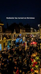What a wonderful weekend in Rochester ~ one which really showed the strength of community ❤️✨️ It was so magical to watch as christmas lights shone across all of our high street ~ lights which have only been made possible through two years of community fundraising and amazing hero sponsors 💫 This really is Rochester at its best ~ proud, passionate and shining bright 🌟🎄 And don't forget, Rochester's lights will continue to sparkle throughout the Christmas period ~ the perfect reason to visit R