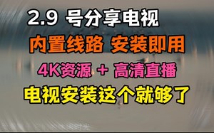 2.9号 分享汇报 电视TvBox最强影视仓 内置线路安装即用