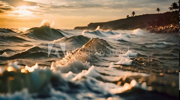 Document the captivating spectacle of ocean waves in motion, showcasing the ever-changing patterns and textures they create along the coastal landscape