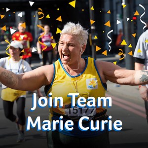 Don't miss your chance to join the virtual London Marathon! Take part wherever you are and raise money for Marie Curie. 💛 | Marie Curie UK