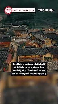 Continue merging villages and residential groups to adapt to the new context | LAW LIBRARY