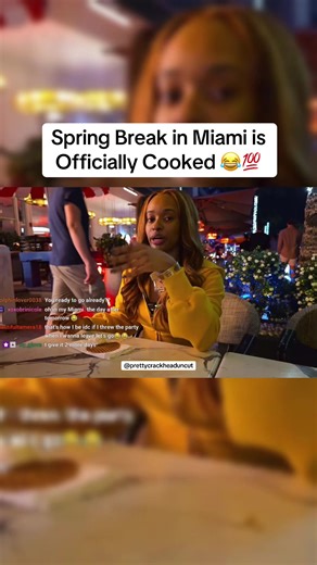 Let’s see how Spring Break about to go 😂😂 #Fyp #therealnia #miami #springbreak #trending