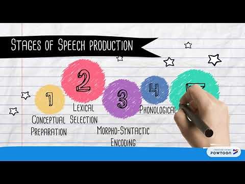 Stages of Speech Production (aka Levels of Linguistic Representation)