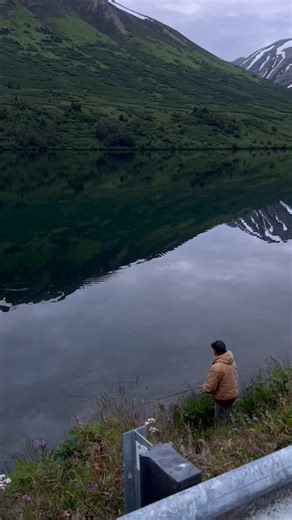 Fishing Upper Summit Lake #alaska #fishing #travel #alaskalife #fishingvideo #beautiful #trout