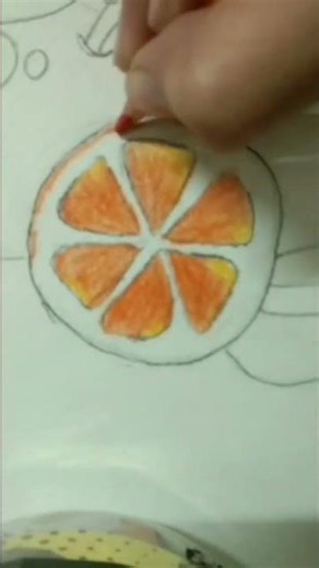 beautiful orange sketch