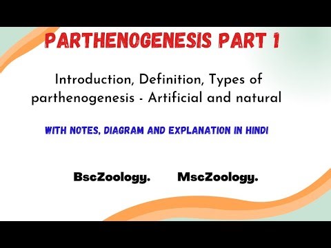 Parthenogenesis Part 1 with notes and explanation