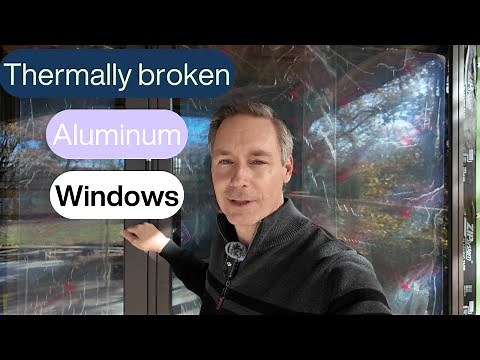 What are thermally broken aluminum windows?