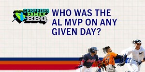 Who was the AL MVP on each day of the 2017 season?