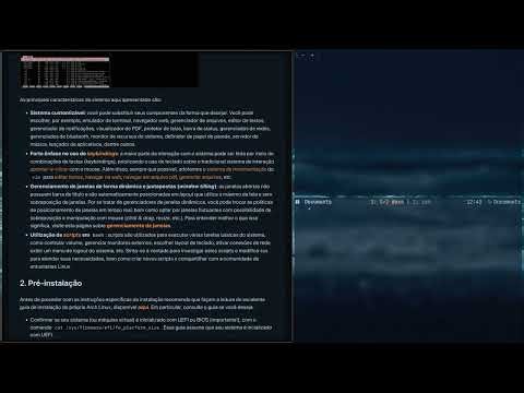 Instalação manual do Archlinux mínimo (Parte 1)