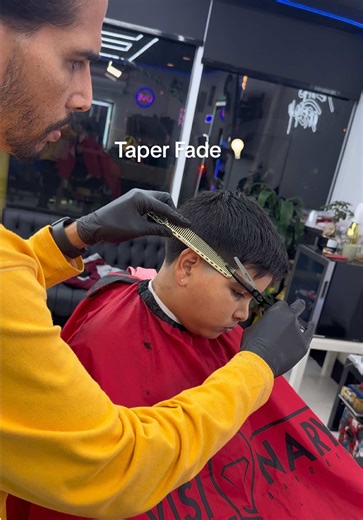 Recorte para Hombrecito Taper Fade 😎🔥 #kidhaircut#barber#barberia