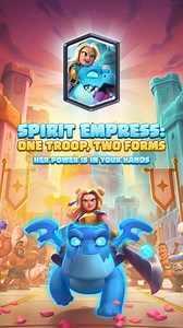 Spirit Empress: Two Cards in One! 🔥 Unlock Spirit Empress for FREE NOW at the Supercell Store! *Available July 7-20, starting from Arena 11 | Clash Royale