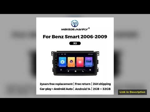 Android 14 Intelligent Car Radio System For Mercedes Benz Smart Fortwo 451 20052015 Car Radio GPS N