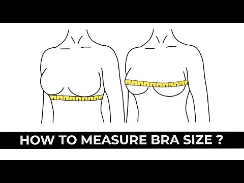 How to measure bra size