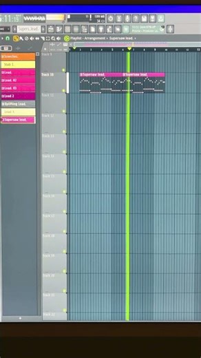 Powerful hardcore techno lead.