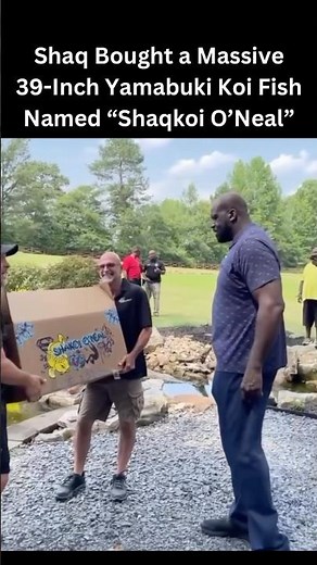 Shaq Bought a Massive 39-Inch Yamabuki Koi Fish Named “Shaqkoi O’Neal”