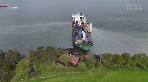 Man in Norway Wakes Up to Find Huge Ship Has Crashed into His Backyard: 'It Was So Unreal'
