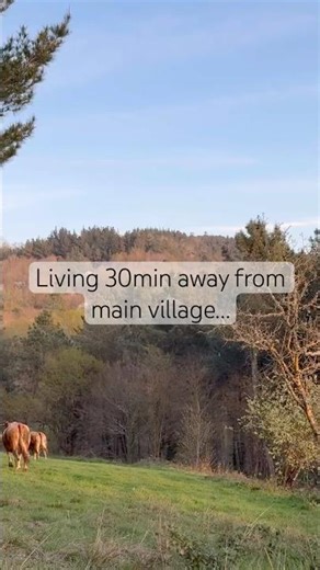 Would you trade city traffic for this? 🌅 #villagelife #rurallife #nature #slowliving