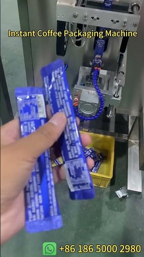 3 in 1 Instant coffee packaging machine #coffeemachine