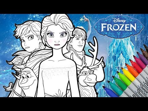 Mewarnai Frozen Elsa Anna 2 Coloring Pages