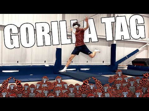 Gorilla Tag VR in a TRAMPOLINE PARK (Oculus Quest 2)