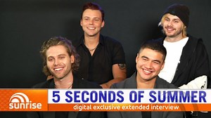 5 Seconds of Summer: Extended Sunrise interview