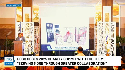 For its 2025 Charity Summit, the Philippine Charity Sweepstakes Office highlighted the different initiatives and programs that continue to serve public good, in greater collaboration with local governments and partner agencies. In Partnership with Philippine Charity Sweepstakes Office (PCSO). #BrandRoom | INQUIRER.net