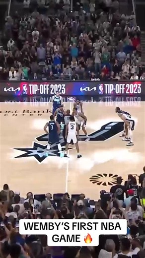 Wembanyama’s First NBA Game: Spurs vs Mavs Highlights