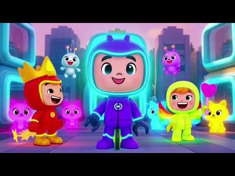 Spark Squad Rescue vs Alien Invaders 👽🚓 Saving Glow Go City Kids 3D Cartoon 2026