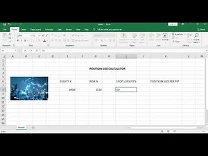 Position size calculator