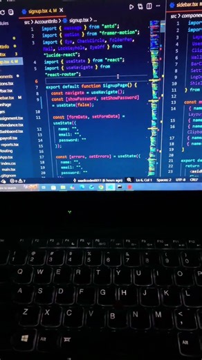 Coding in Action 💻🔥 #Coding #Programming #Developer #CodeVersex #SoftwareEngineering #shorts