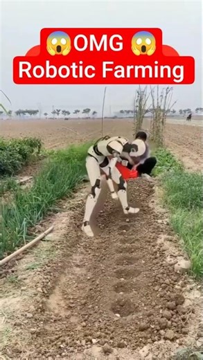 😱OMG😱 Robotic Farming 😳 #shorts #shortsfeed #usa #usashorts #robot #entertainment