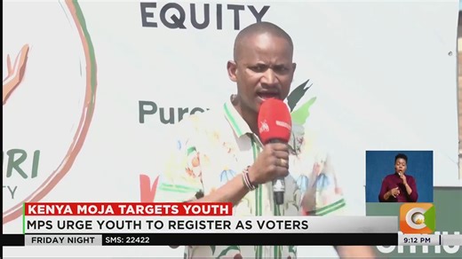 Kenya Moja Targets Youth: MPs urge youth to register as voters MPs ask youth to get IDs ahead of 2027 vote #CitizenFridayNight | Citizen TV Kenya