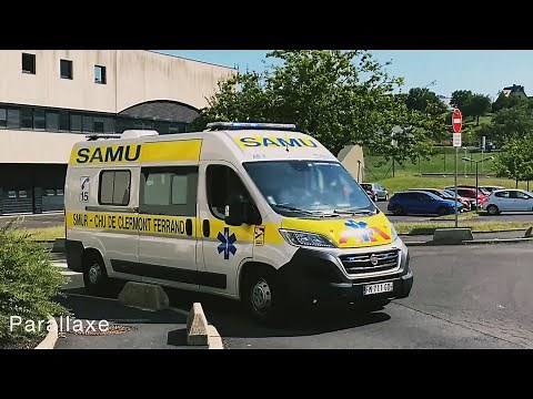 SAMU 63 SMUR CHU de Clermont-Ferrand en Urgence [Compilation]