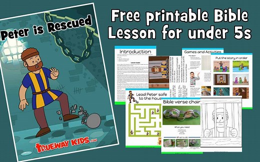 Peter is Rescued - Bible lesson for kids - Trueway Kids