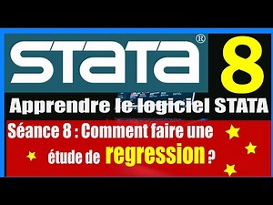 Séance 8 : Comment faire une régression simple et multiple dans le logiciel Stata? #Stata#regression