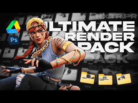 THE BEST *FORTNITE RENDER PACK* FOR FREE! (800+ Renders)