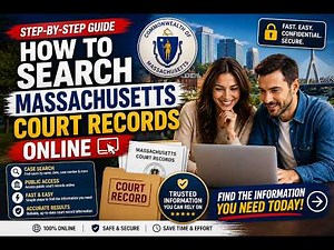 How to search Massachusetts court records online