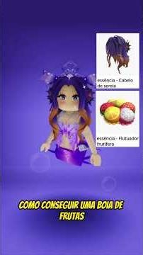 COMO CONSEGUIR UMA BOIA DE FRUTAS COM 2K DE CÓPIAS E UM CABELO DE SEREIA COM 3K DE CÓPIAS, NO ROBLOX