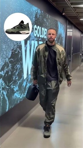 Steph Curry arrived in the Undefeated x AJ4 🔥 (via @ )
