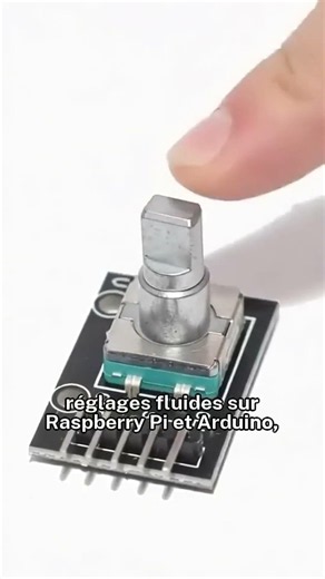 🔄 Module encodeur rotatif KY-040 compatible avec Arduino et Raspberry Pi