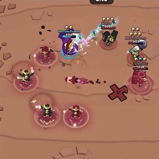 Prodex VS 3 Brock...⚡ #brawlstars