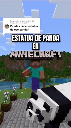 Tutorial Estatua de Panda en Minecraft
