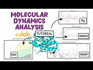 Molecular Dynamics Analysis: A Complete Tutorial Using Google Colab!