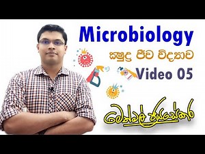 ක්‍ෂුද්‍රජීව විද්‍යාව - Microbiology - Video 05 - A/L Biology