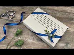 How To Wrap A Gift With Beautiful Pleats