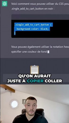 Personnaliser du code CSS avec cette IA #easywordpress #shorts #wordpress